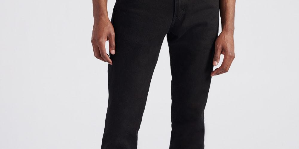 Calça jeans Levi's 511 Slim Fit Masculina Preta Tamanho 34 x 32