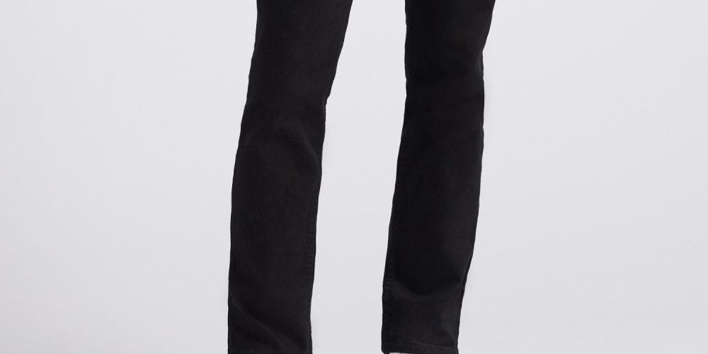 Calça jeans Levi's 511 Slim Fit Masculina Preta Tamanho 34 x 32
