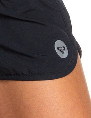 Shorts de banho Roxy Endless Summer feminino, preto, tamanho grande