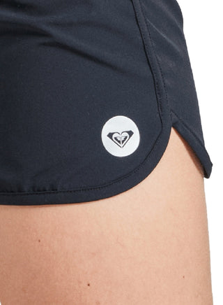 Maiô feminino dobrável Roxy Board Short, preto, tamanho pequeno