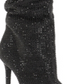 Botas femininas Jessica Simpson Layzer Slouch com strass, pretas, tamanho 7,5