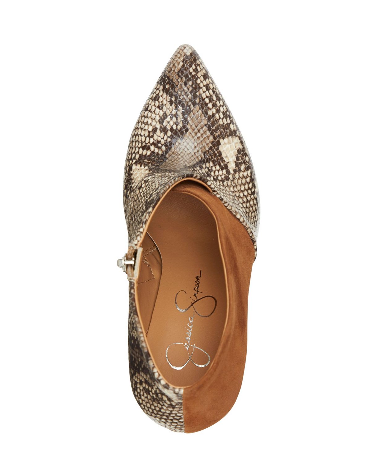 Botas de salto alto Layra femininas Jessica Simpson, marrom, tamanho 6 M