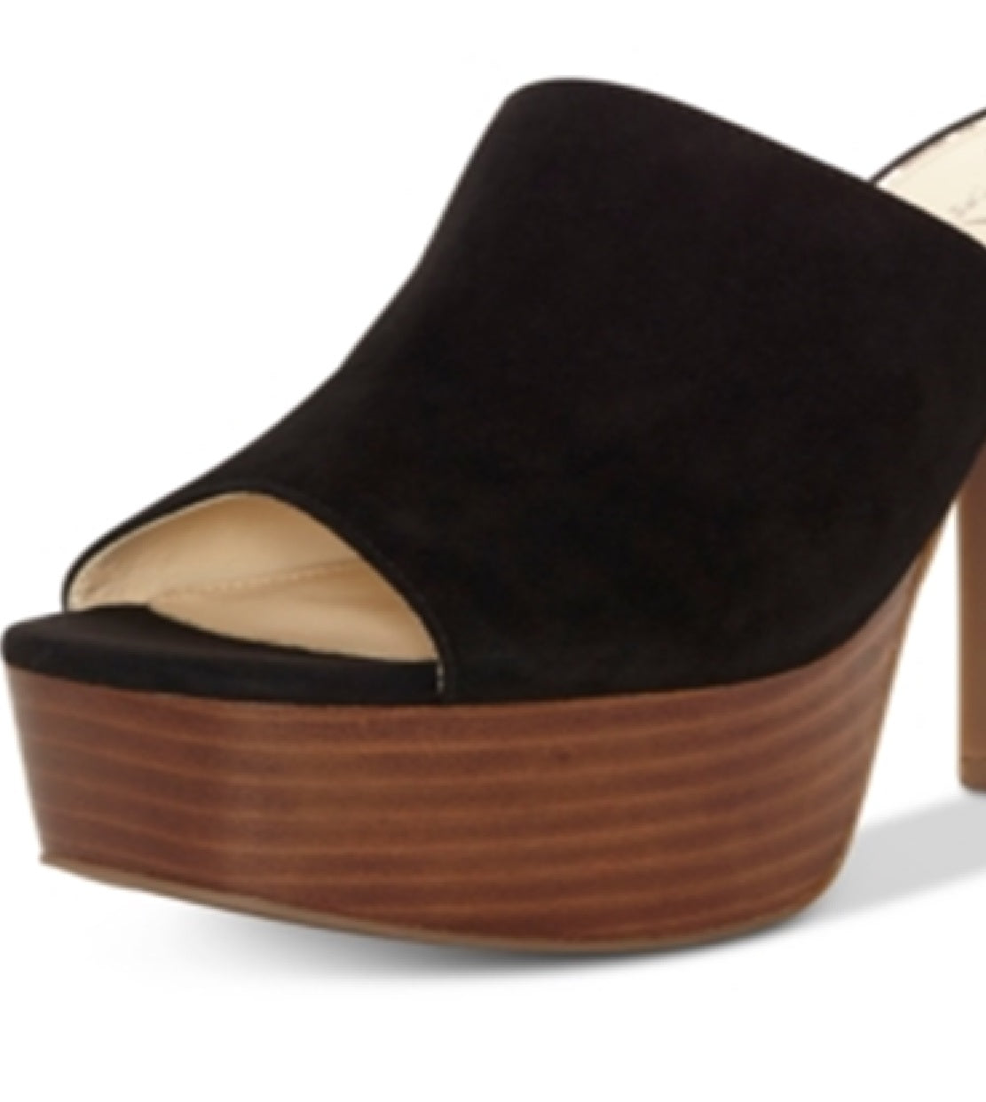 Jessica Simpson Camree Suede Plataforma Aberta Tamanho 7 M