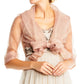 Adrianna Papell Vestido de Organza Feminino Champanhe Tamanho M
