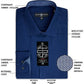 Camisa social masculina slim fit, sem passar roupa, sólida, cinza, tamanho médio, da Society of Threads