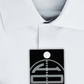 Camisa social masculina slim fit, sem passar roupa, sólida, cinza, tamanho médio, da Society of Threads