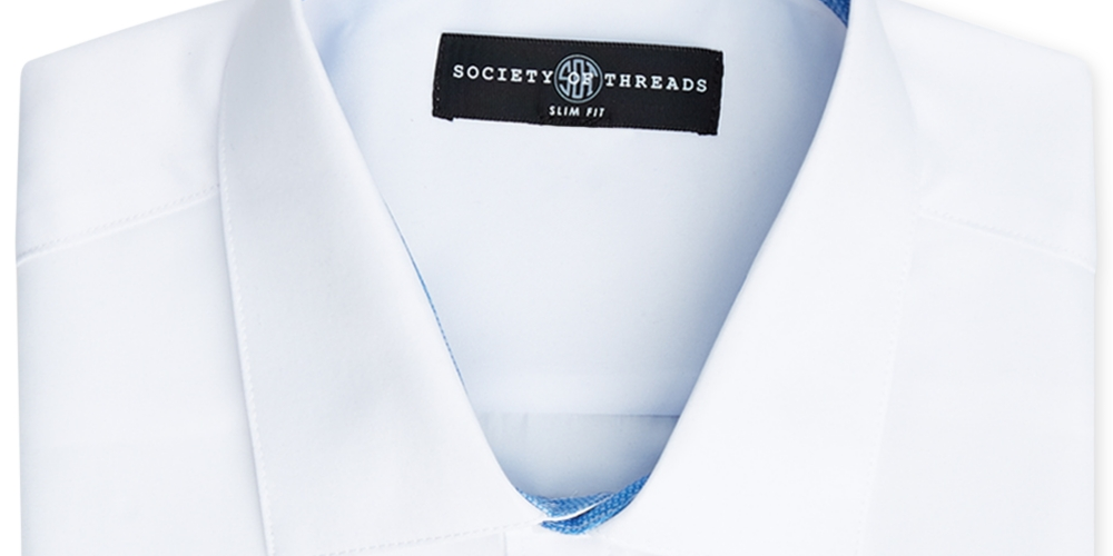 Camisa social masculina de corte slim fit, sem passar roupa, lisa, branca, tamanho XX-G