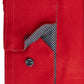 Camisa social masculina slim fit, sem passar roupa, lisa, tamanho grande, vermelha, da Society of Threads