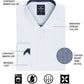Camisa social masculina slim fit stretch sólida, tamanho pequeno, branca, da Society Of Threads