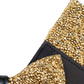 Gravata borboleta e lenço de bolso Tallia masculinos, tamanho regular, amarelo
