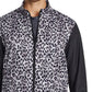 Jaqueta Masculina Tallia Slim Fit Stretch Leopard Track Preta Tamanho P