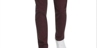 Calça esportiva masculina Tallia Straight Fit Stretch Geo Paisley Vinho - Tamanho 38