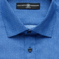 Camisa social masculina Geo Slim Fit da Society Of Threads, azul, tamanho XX-G