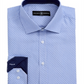 Camisa social masculina slim fit com bolinhas geométricas, tamanho extragrande, preta, da Society Of Threads