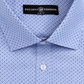 Camisa social masculina slim fit com bolinhas geométricas, tamanho extragrande, preta, da Society Of Threads