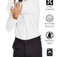 Camisa social masculina slim fit antirrugas e com absorção de umidade da Society Of Threads, tamanho XX-G, laranja