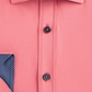 Camisa social masculina slim fit antirrugas e com absorção de umidade da Society Of Threads, tamanho XX-G, laranja
