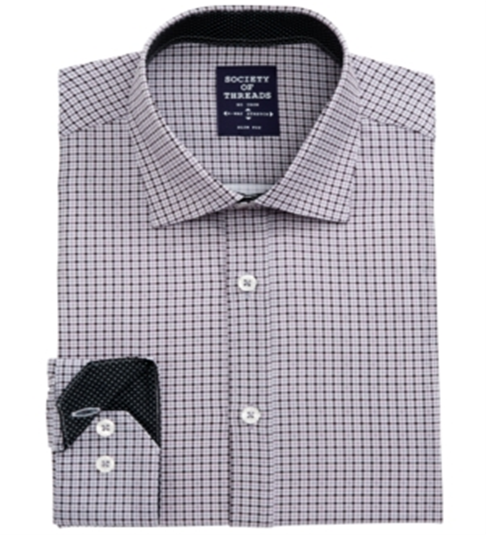 Camisa social masculina slim fit, sem passar roupa, elástica, xadrez, preta, tamanho XX-G