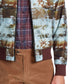 Brooklyn Brigade Hunter Reversível Bomber Masculino Marrom Tamanho Grande