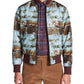 Brooklyn Brigade Hunter Reversível Bomber Masculino Marrom Tamanho Grande