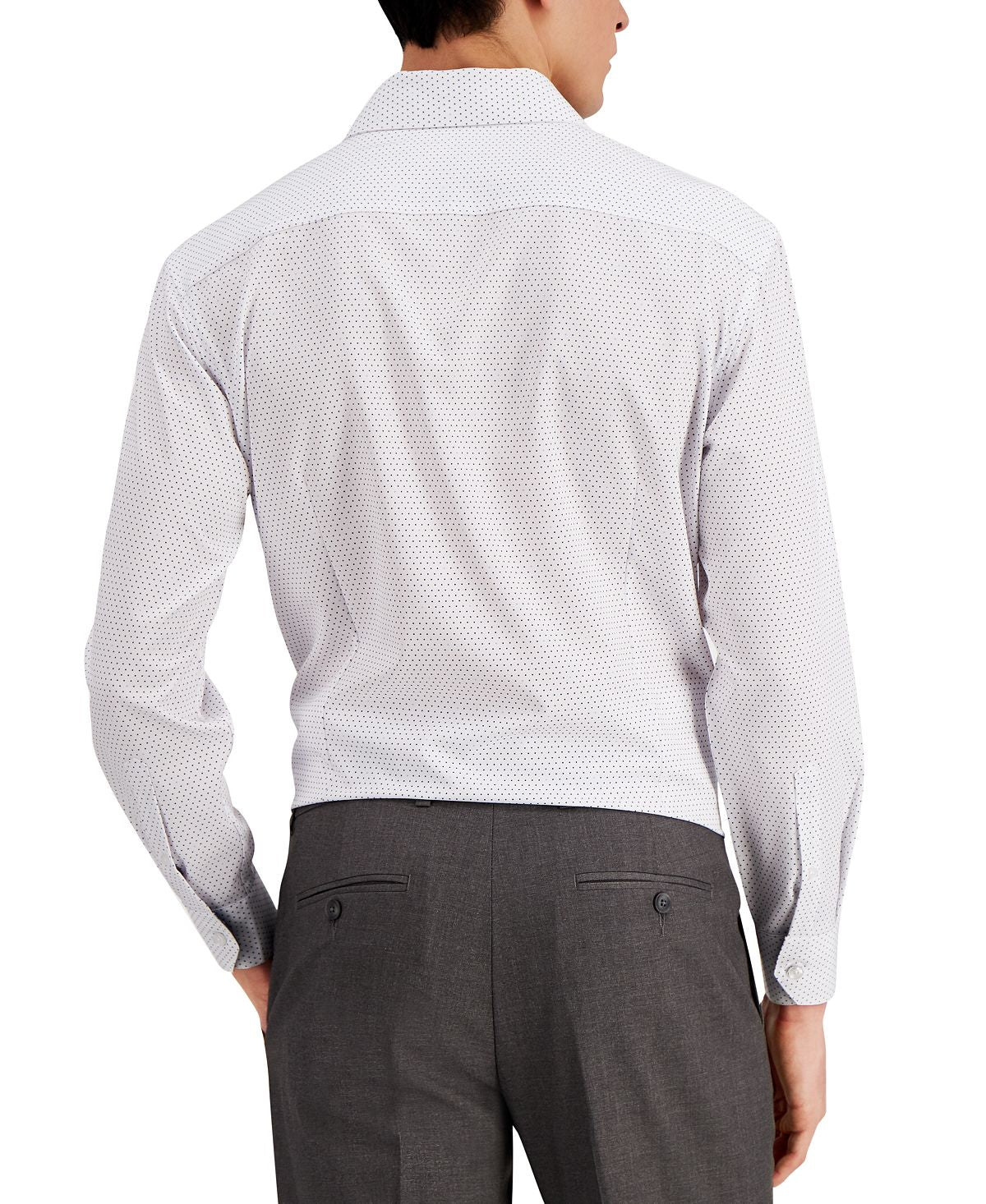 Camisa social masculina Tallia Slim Fit, sem passar a ferro, com estampa elástica e bolinhas, tamanho XX-G