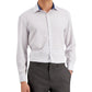 Camisa social masculina Tallia Slim Fit, sem passar a ferro, com estampa elástica e bolinhas, tamanho XX-G