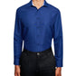 Camisa social masculina slim fit sem bolinhas, tamanho pequeno, azul, da Society of Threads