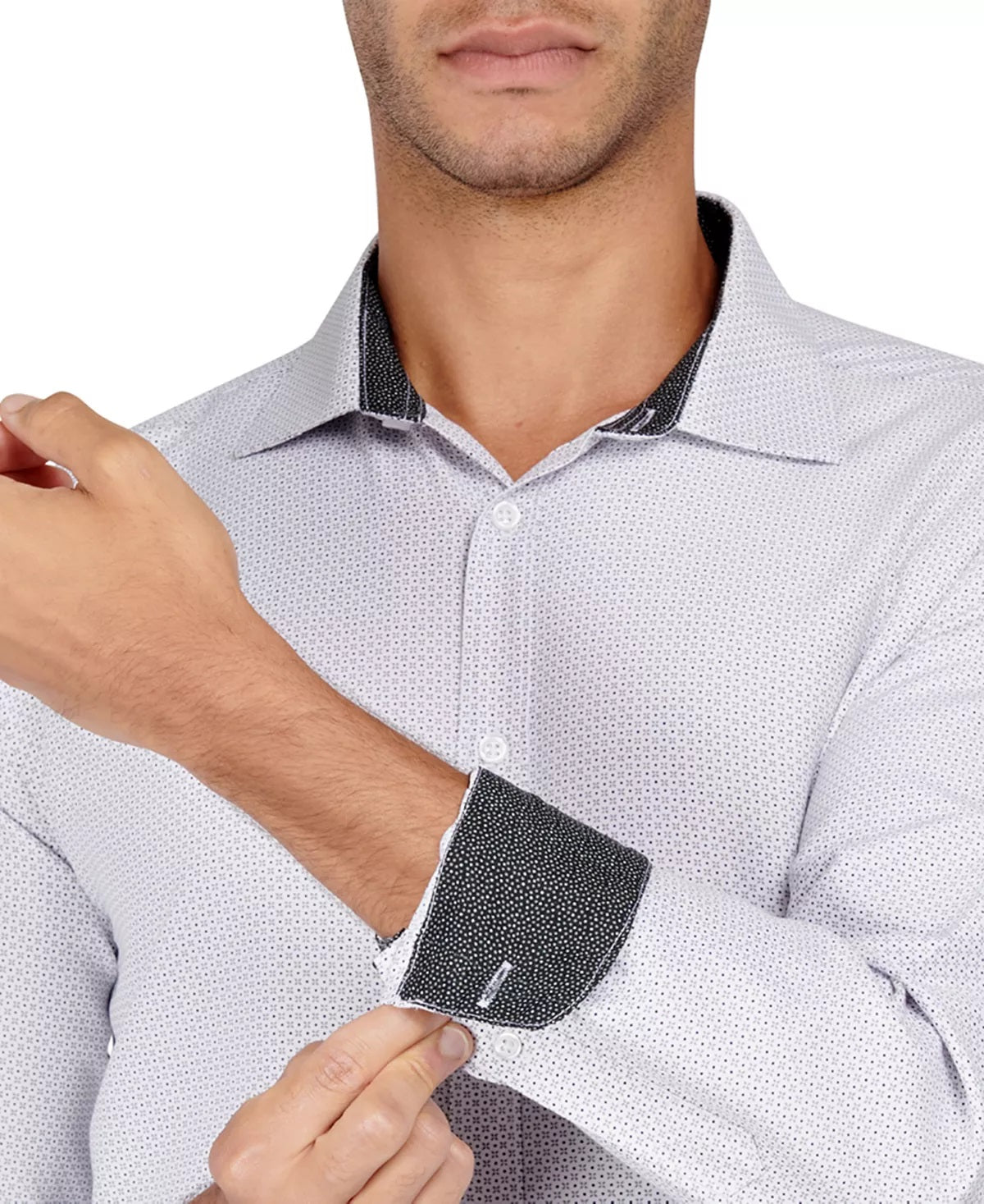 Camisa social Calabrum masculina regular fit performance branca tamanho grande