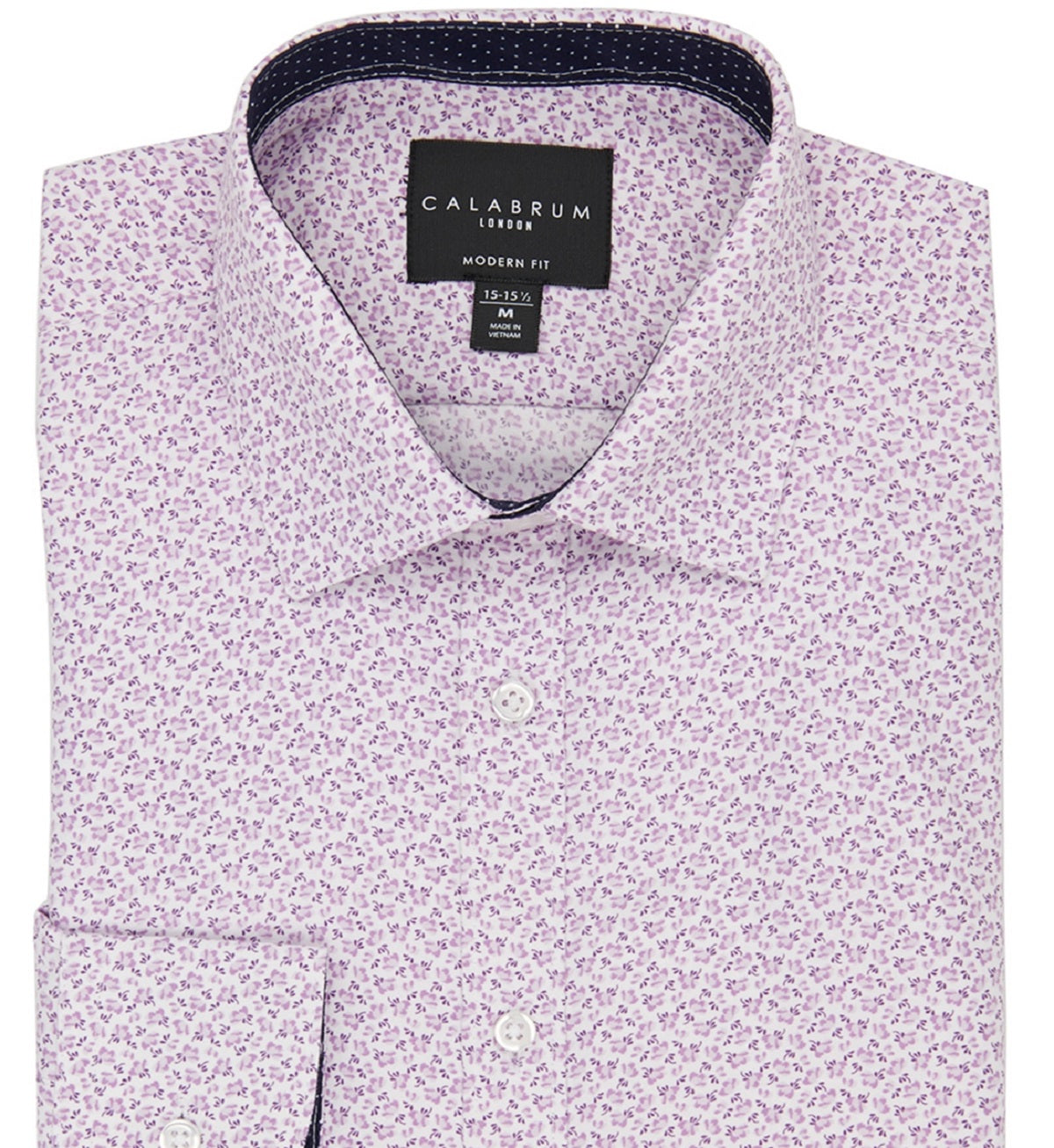 Camisa social Calabrum masculina regular fit performance roxa tamanho extragrande