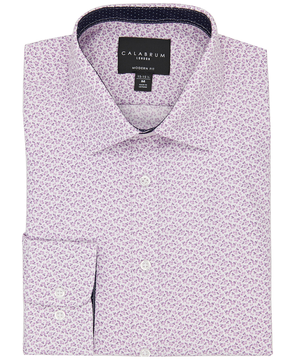 Camisa social Calabrum masculina regular fit performance roxa tamanho extragrande