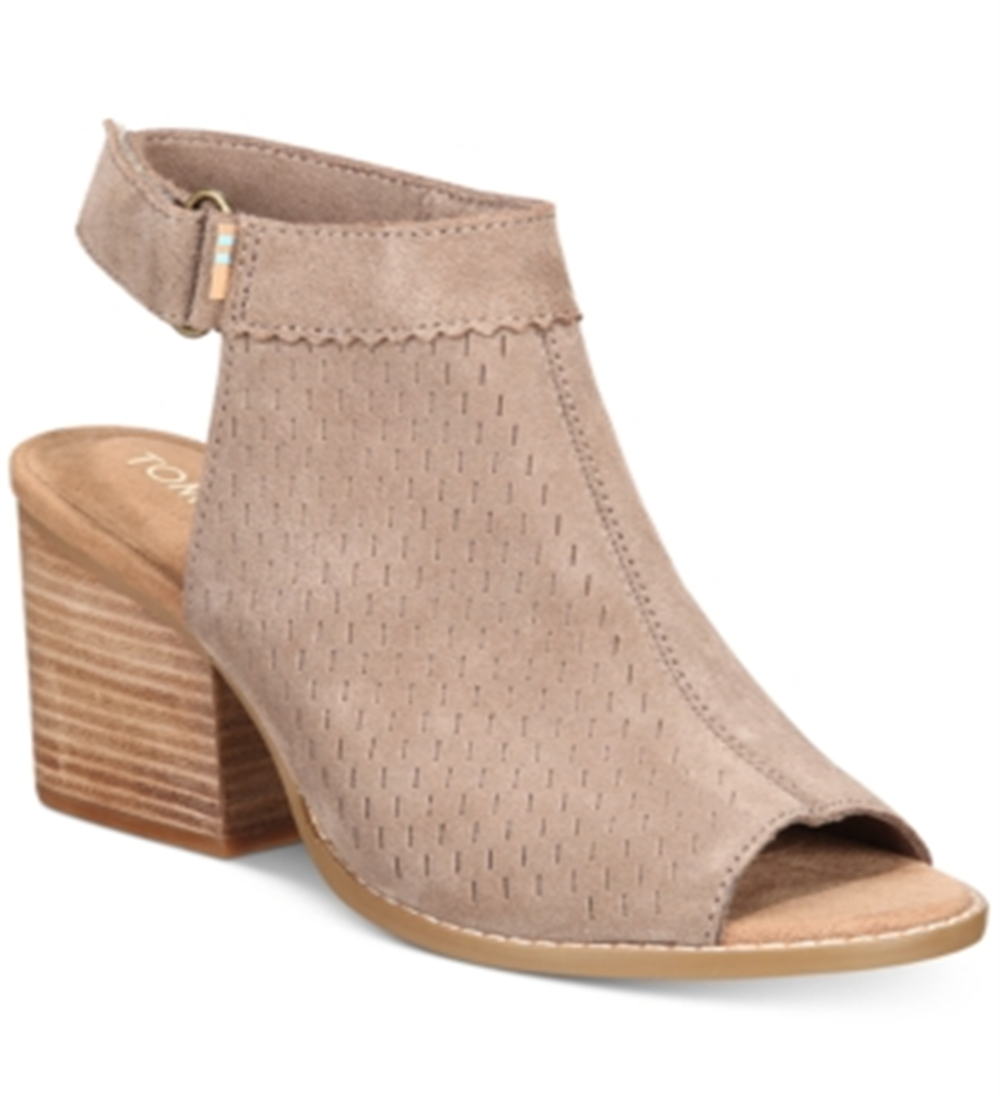 Bota Toms Grenada Aberta Feminina Marrom Tamanho 8