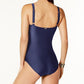 Maiô Calvin Klein Starburst Feminino Azul Tamanho 8