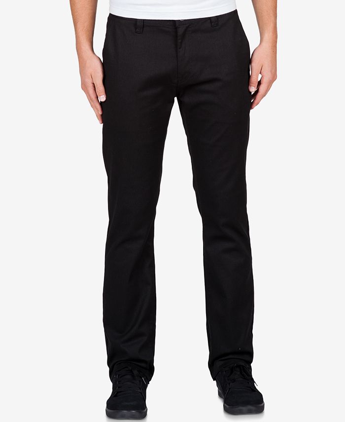 Calça elástica Volcom Fricken' Modern Masculina Preta Tamanho 32