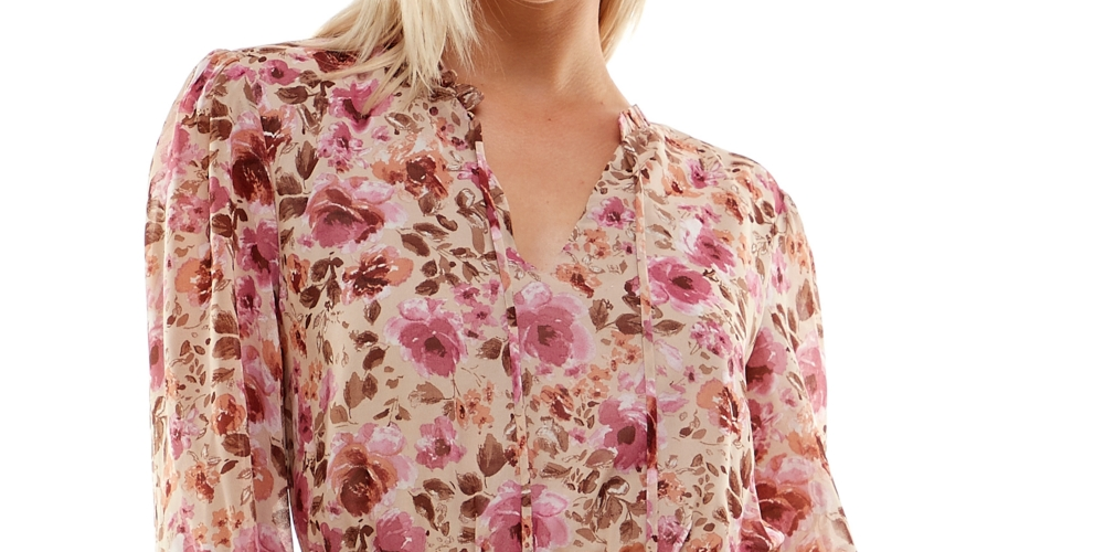 Vestido infantil estampado Crystal Doll, manga longa, justo e evasê, marrom, tamanho GG