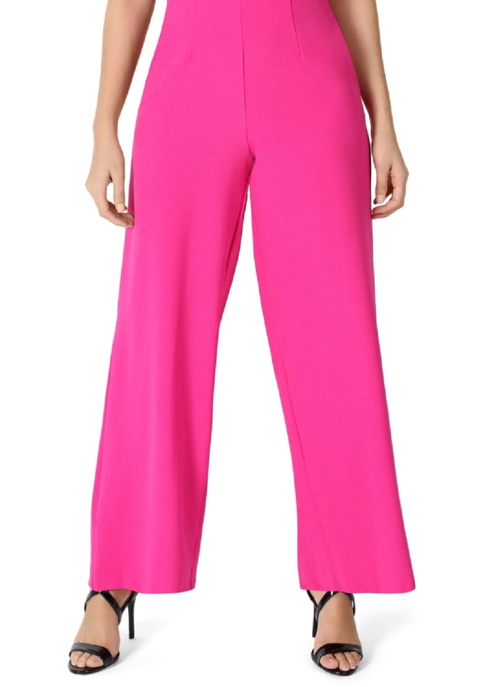Macacão feminino Julia Jordan com decote halter rosa