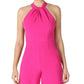 Macacão feminino Julia Jordan com decote halter rosa tamanho 4