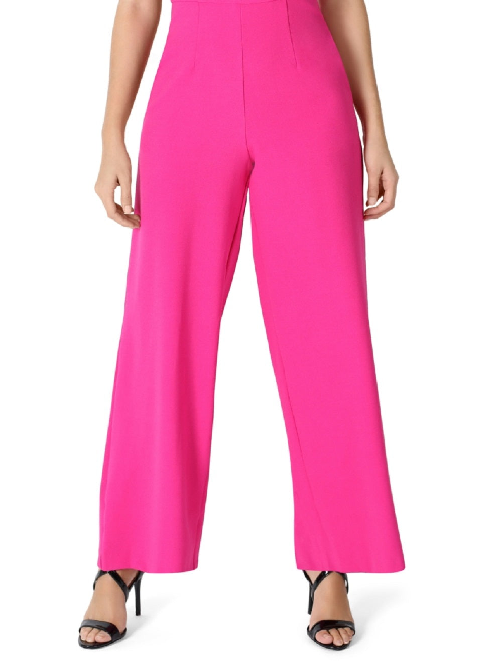 Macacão feminino Julia Jordan com decote halter rosa tamanho 8