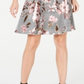 Vestido estampado floral masculino Robbie Bee feminino, preto/rosa, tamanho pequeno M