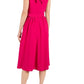 Vestido Donna Ricco Feminino com Gola Alta e Corte A, Rosa Choque, Tamanho 10