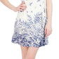 Vestido feminino Robbie Bee com estampa ombré e ombro de fora, azul, tamanho pequeno e pequeno
