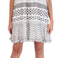 Vestido feminino Robbie Bee A-Line com babados e bainha branca, tamanho pequeno médio