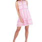 Vestido Babydoll Estampado Robbie Bee Feminino Rosa Tamanho X-G