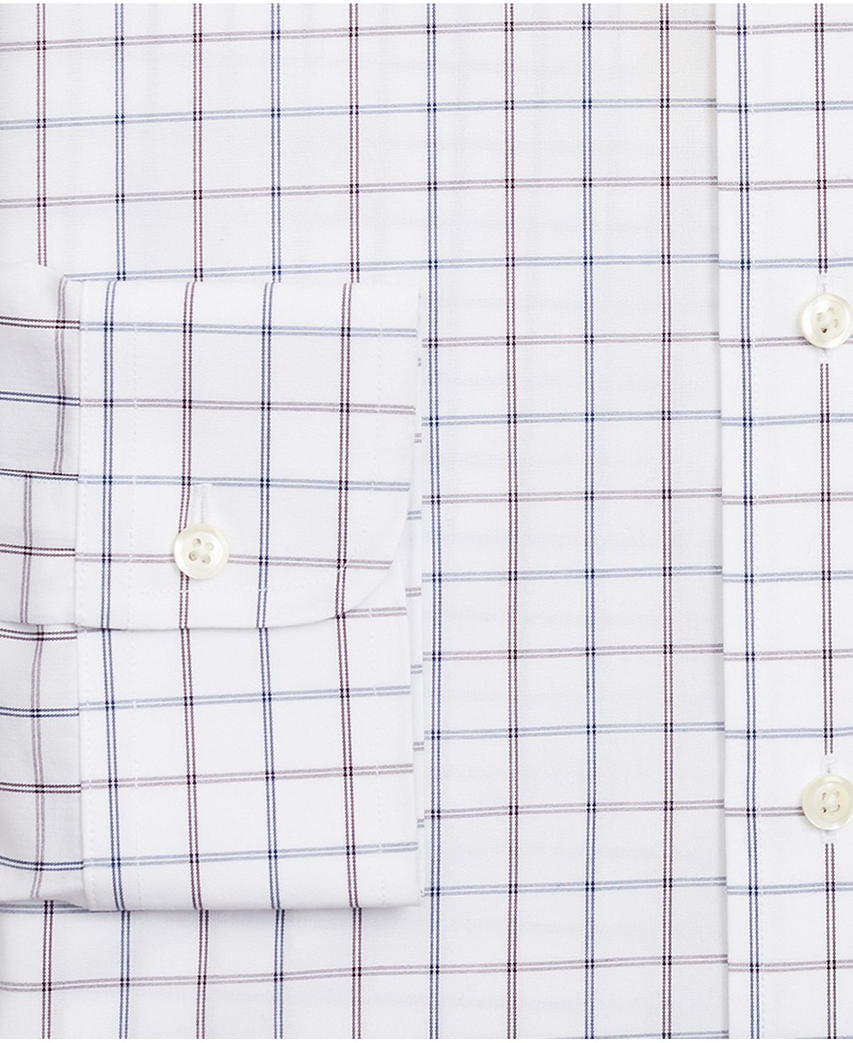 Camisa social masculina Brooks Brothers Regent Slim Fit, sem passar a ferro, de algodão Supima, tamanho 17,5 x 33, branca