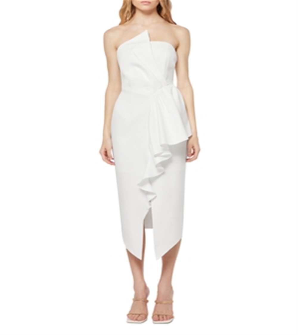 Vestido de festa feminino Elliatt, branco, tamanho médio