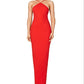 Vestido Nookie Trinity Halter Feminino Vermelho Tamanho Grande