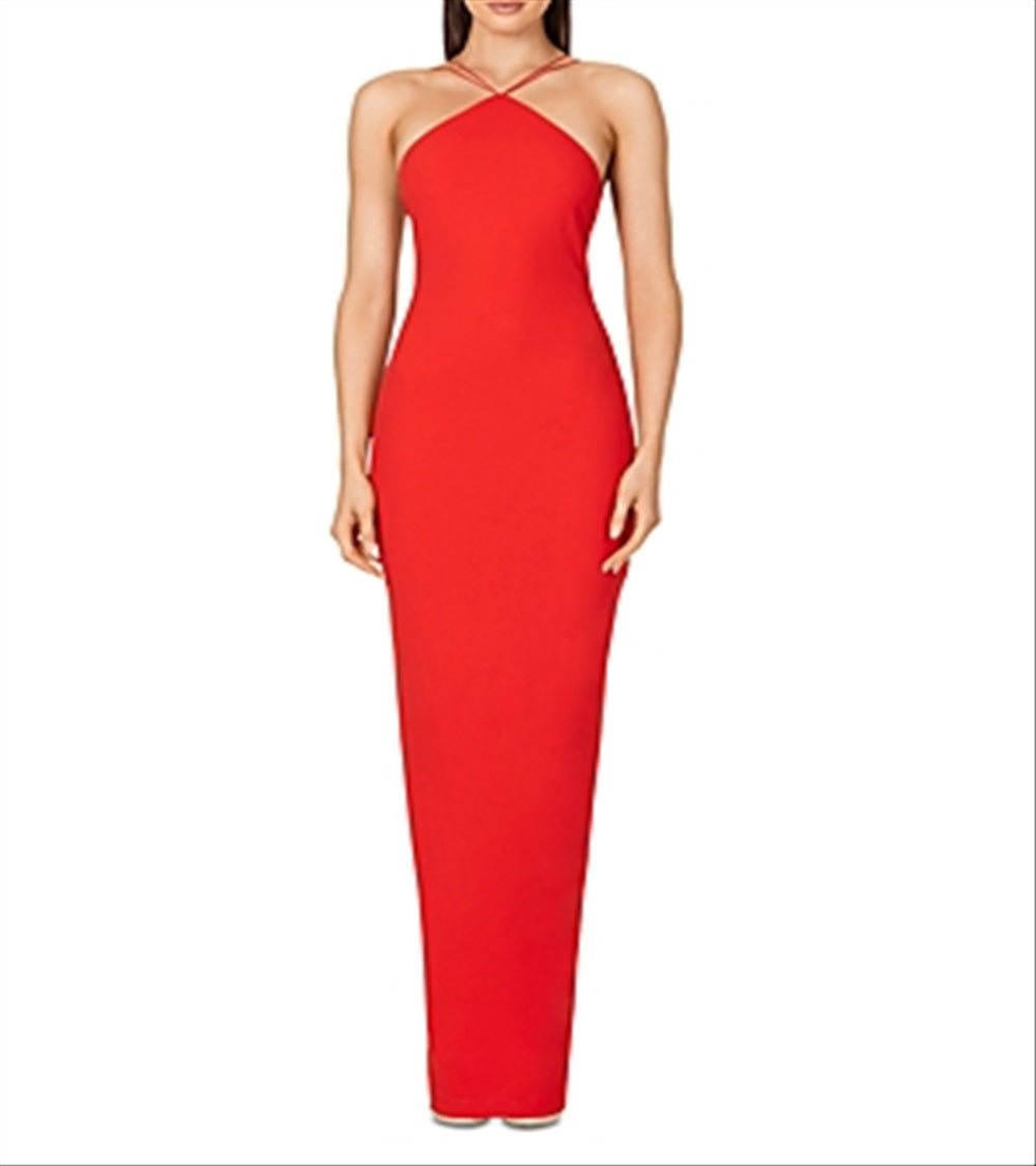 Vestido Nookie Trinity Halter Feminino Vermelho Tamanho Grande