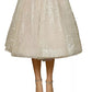 Vestido midi de noiva Mademoiselle feminino Bronx and Banco, tamanho médio, branco