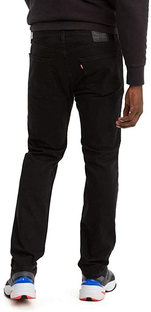 Calça jeans Levi's 502 Flex Taper Masculina Preta Tamanho 38X32