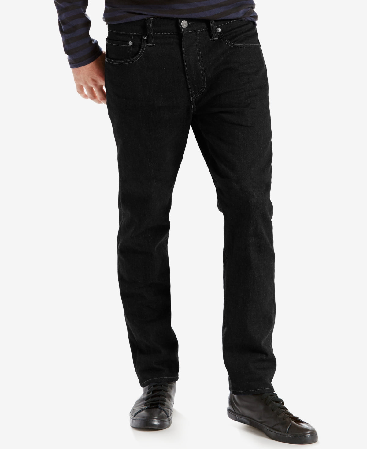 Calça jeans Levi's 502 Flex Taper Masculina Preta Tamanho 38X32
