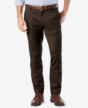 Calça Dockers Masculina Easy Slim Fit Cáqui Stretch Marrom Tamanho 30X30